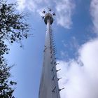 গুঁড়া লেপা 40 মিটার 30 মিটার মনোপোল ইস্পাত টাওয়ার
